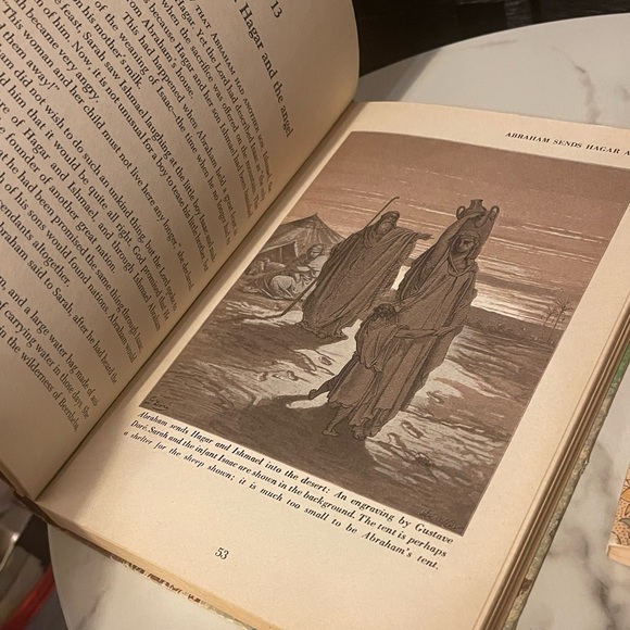 1957 The Bible Story Illustrated: Volume 1 Vintage Hardcover Book of Psalms (2) - Picture 7 of 10